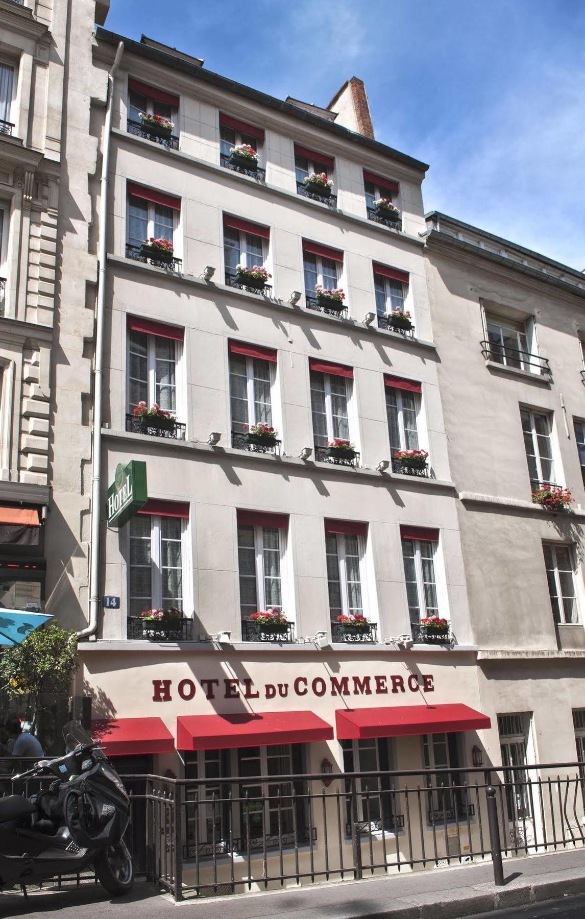 Hotel Du Commerce Párizs Kültér fotó